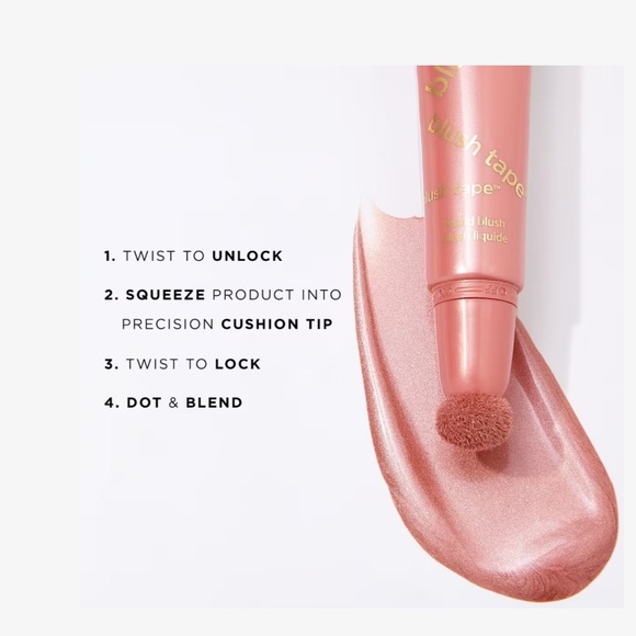 NIB Tarte Blush Tape Liquid Blush - Peach - Picture 14 of 14
